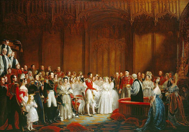 George Hayter The Marriage of Queen Victoria china oil painting image